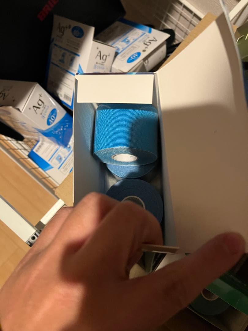 キネシステープ　キネシオテープ　カラー　テーピング