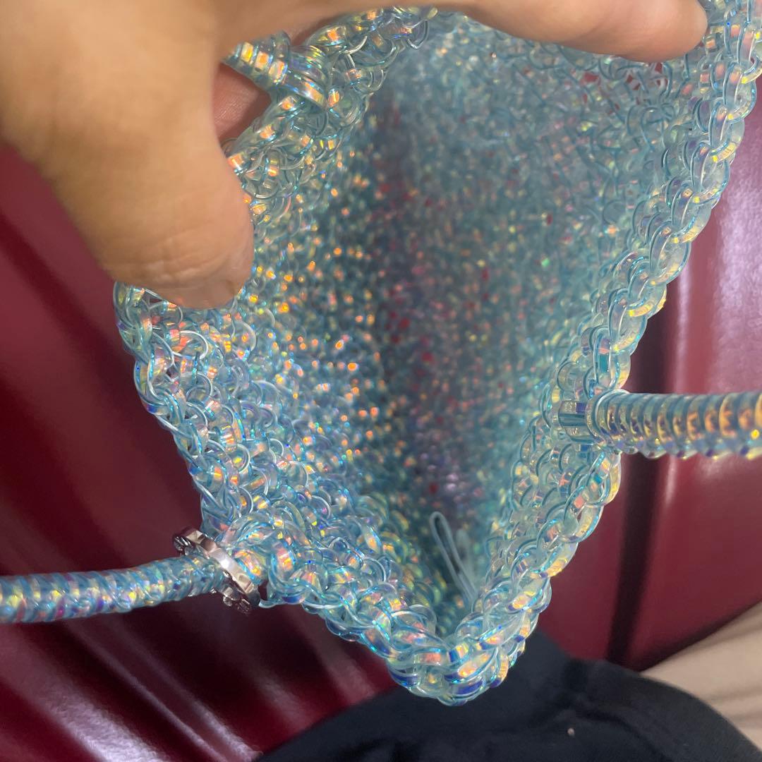 アンテプリマ ワイヤーバッグ スタンダード ハンドバッグ グリーン