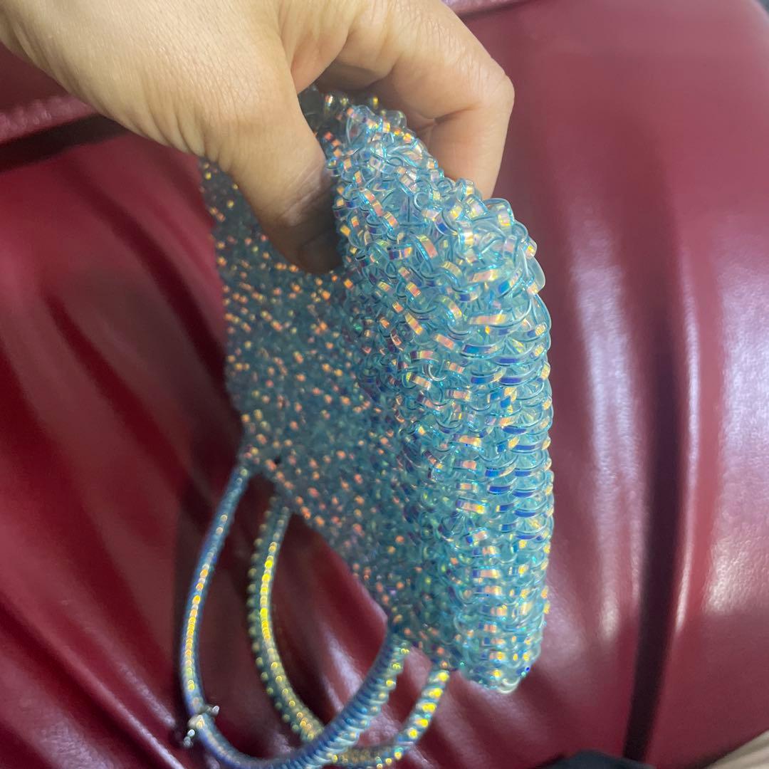 アンテプリマ ワイヤーバッグ スタンダード ハンドバッグ グリーン