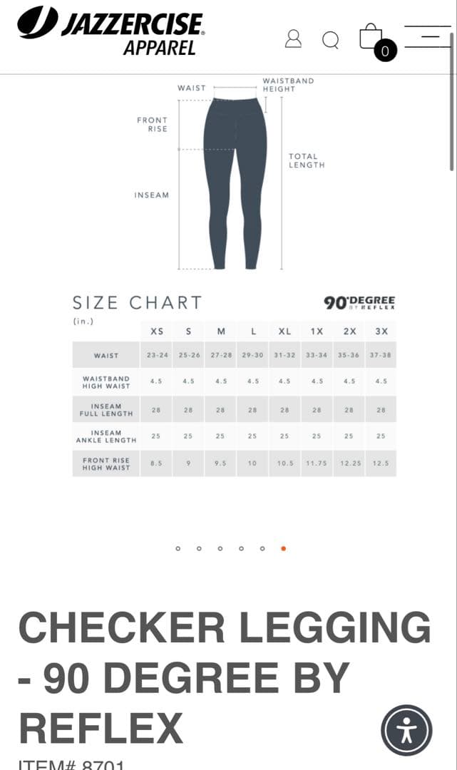 ジャザサイズ レギンス M