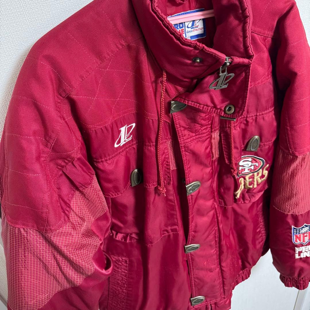 レア古着 90s スターター 風 PROLINE 赤 ナイロンジャケット