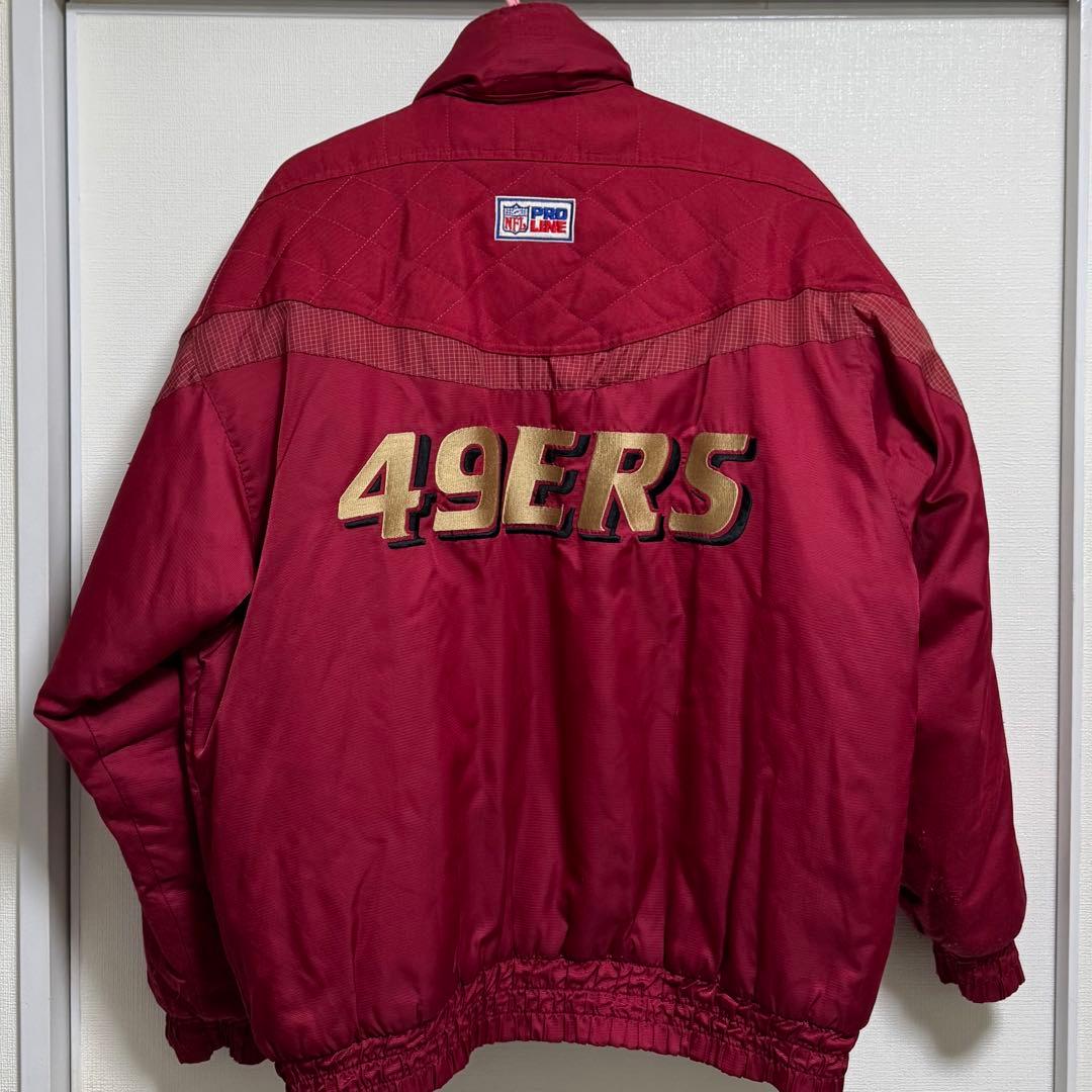 レア古着 90s スターター 風 PROLINE 赤 ナイロンジャケット