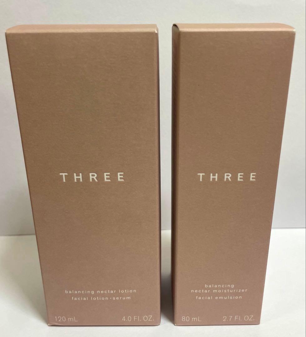 THREE バランシングネクターローション＆モイスチャライザー セット