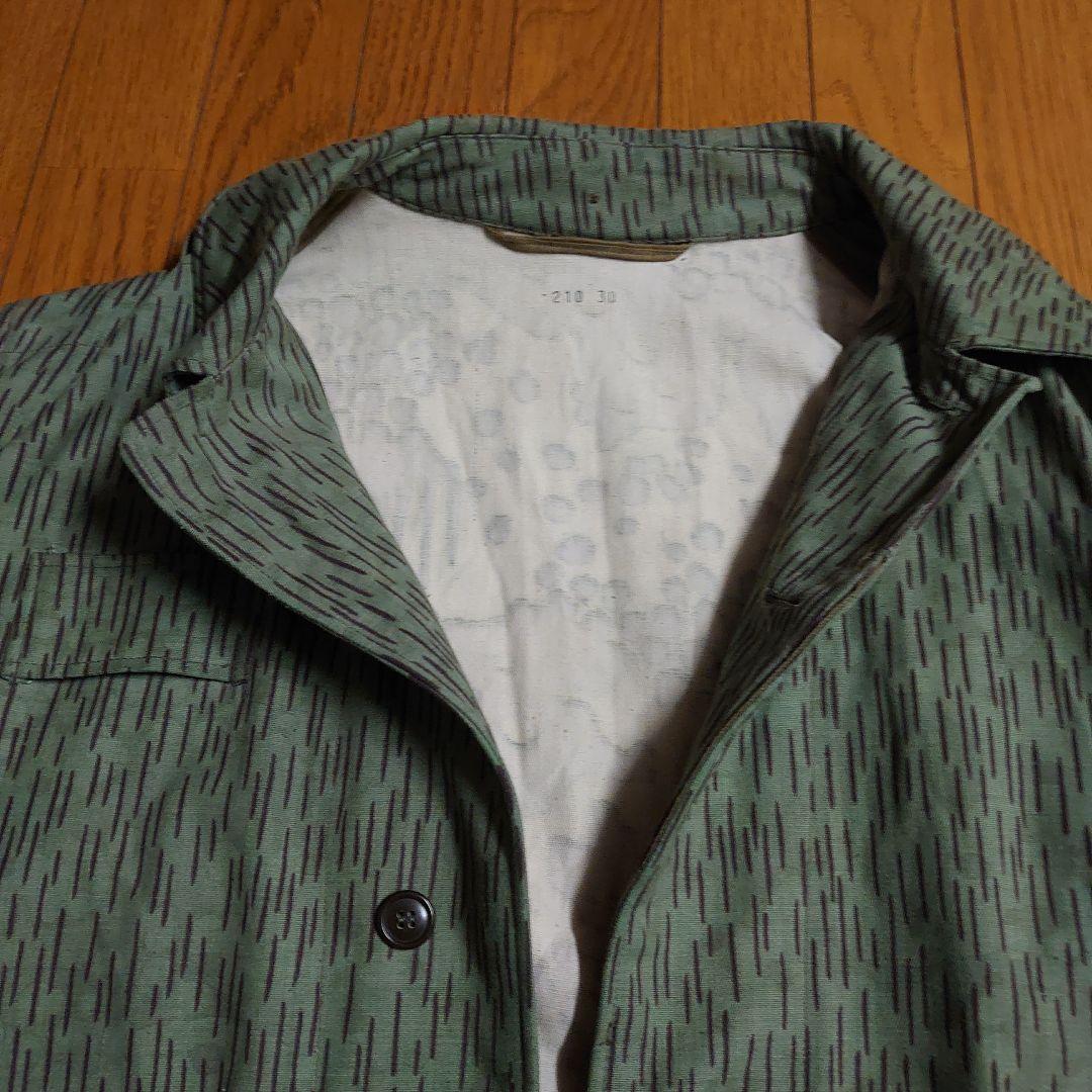 豆*ー様 1974年製 チェコ軍 レインドロップ フィールドカモ コート