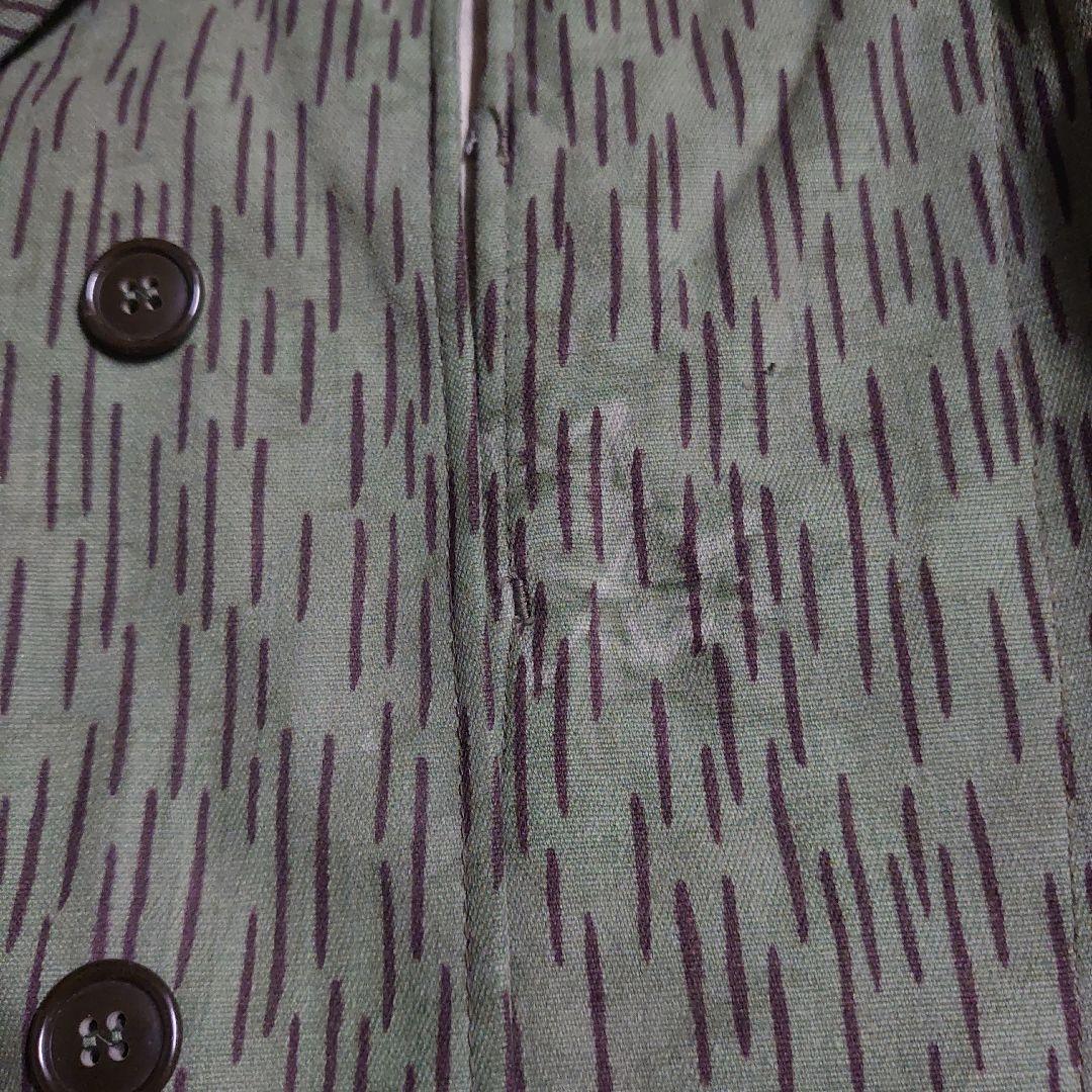 豆*ー様 1974年製 チェコ軍 レインドロップ フィールドカモ コート