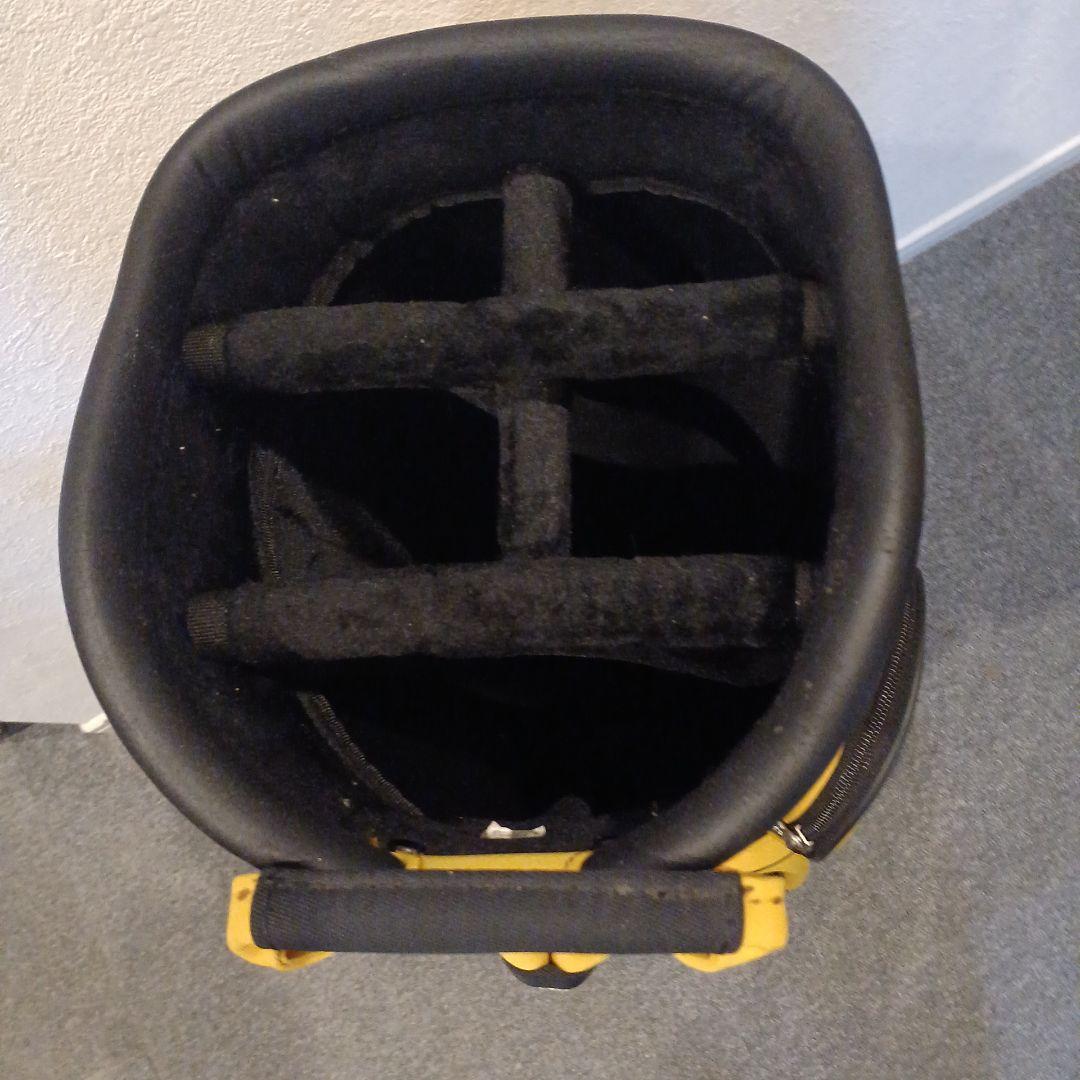 イエローカラー キャディバッグ　クラブ　レディース