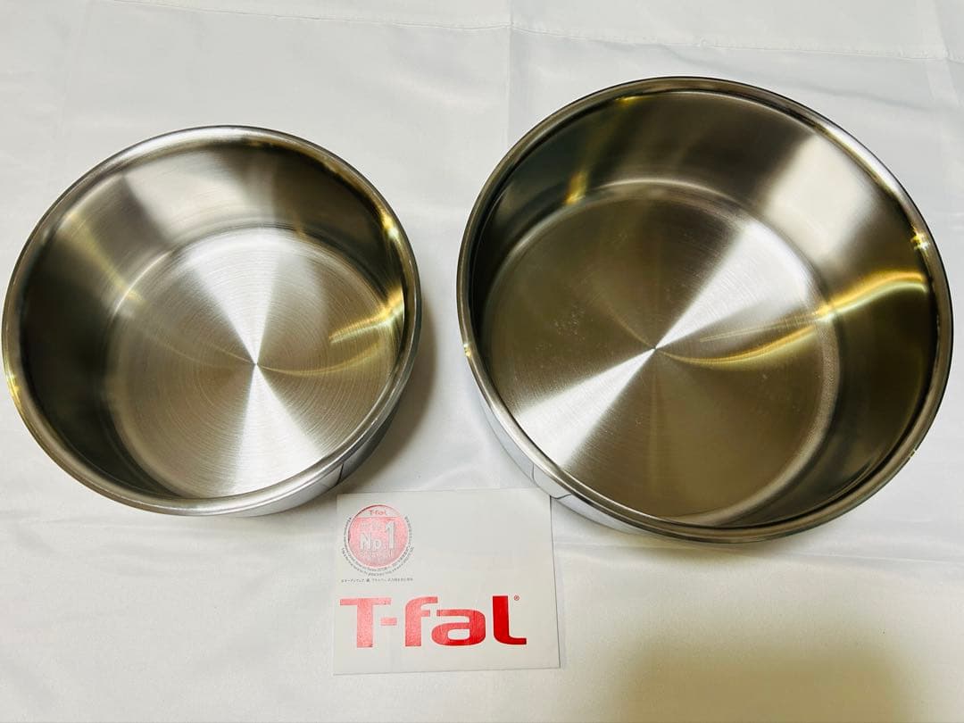 【新年新品】ティファール　ステンレス最高峰IHガス火　ソースパン　3点セット