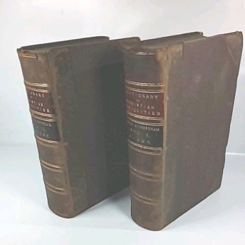 【希少書籍】約140年前に、イギリスで出版・古代キリスト教の辞典・英語版