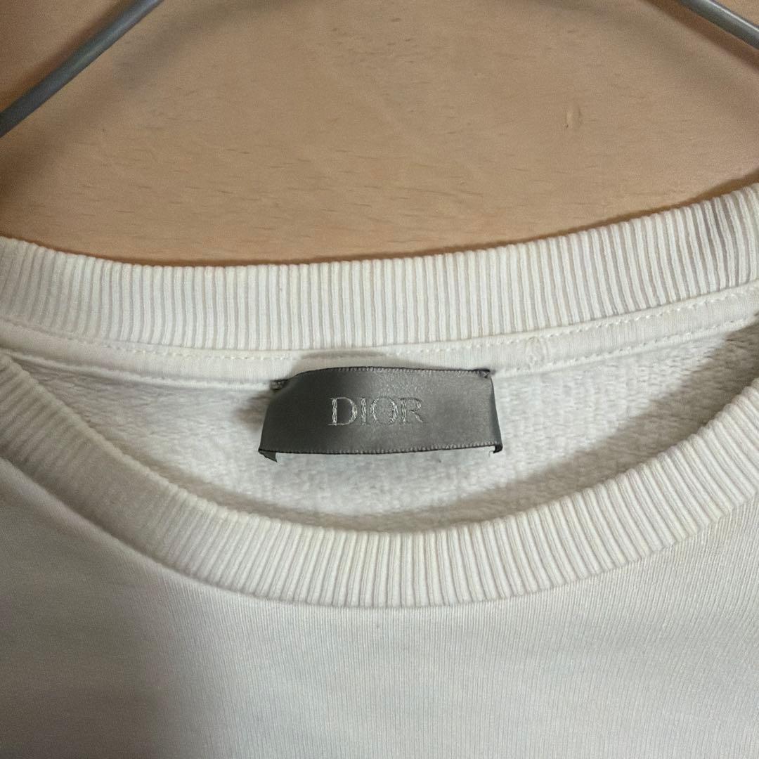 Dior ホワイト スウェット トレーナー　カウズコラボ
