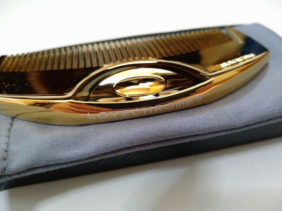 LOVE CHROME K24GPツキ ゴールド コーム ラブクロム