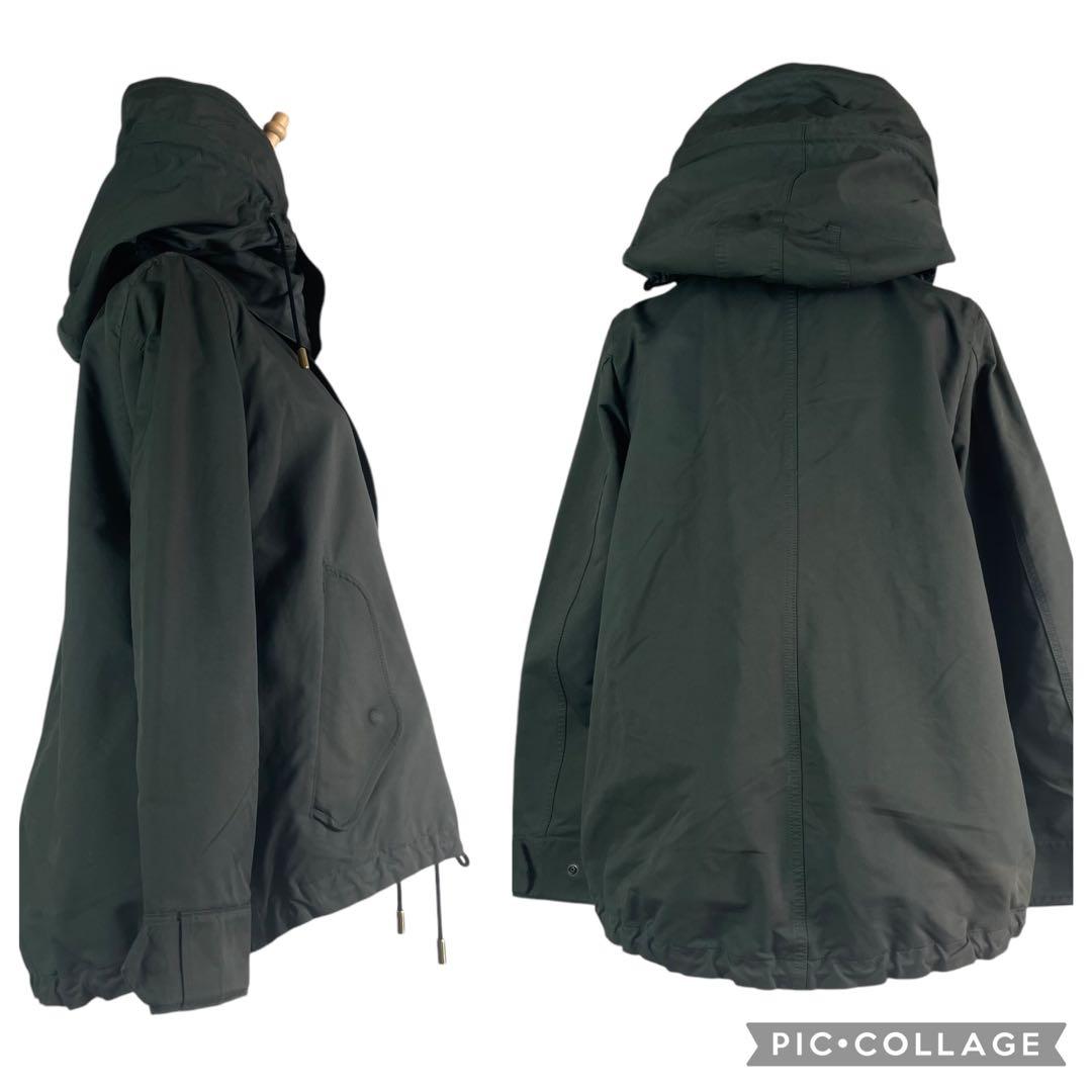【定番】ザリラクス★ショートモッズコート　マウンテンパーカー　カーキ　２WAY