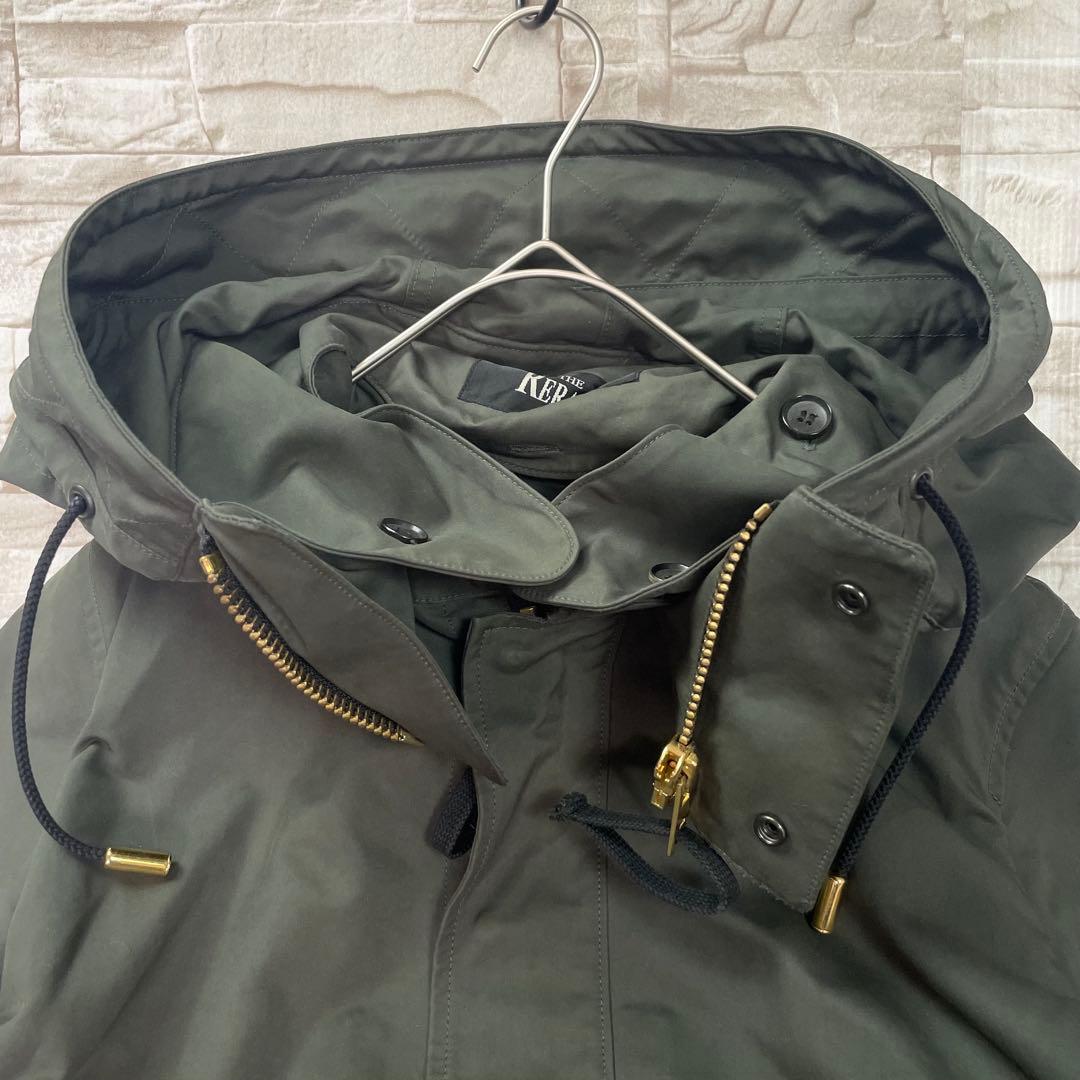 【定番】ザリラクス★ショートモッズコート　マウンテンパーカー　カーキ　２WAY