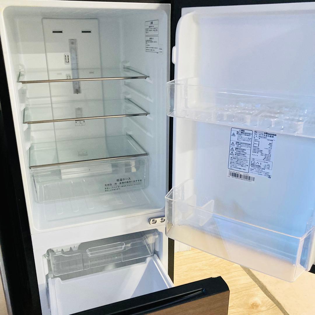 オシャレでカッコいいガラストップ冷蔵庫一人暮らし家電セット大阪、大阪近郊配送無料