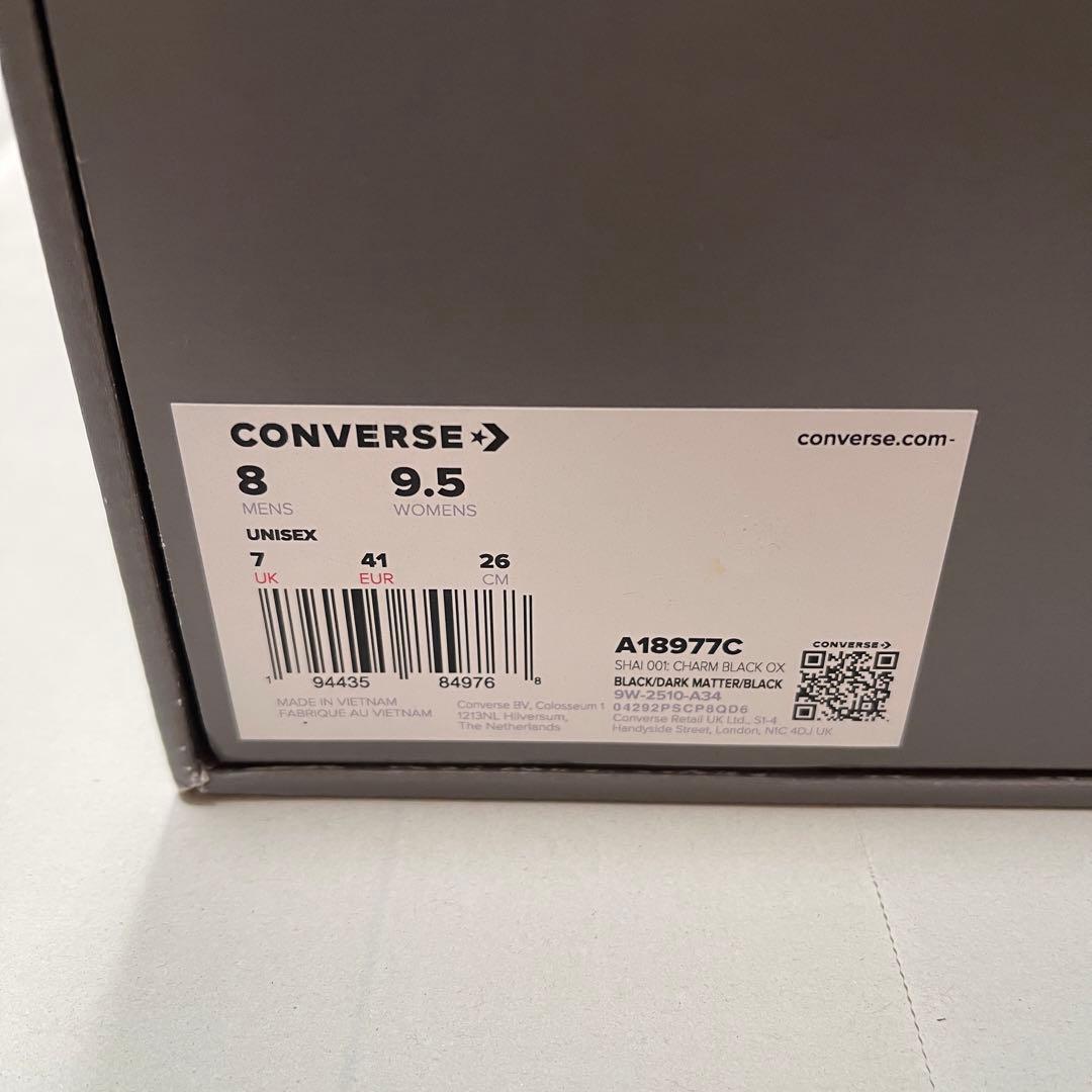 US8 新品 SHAI 001 converse Charm Black SGA