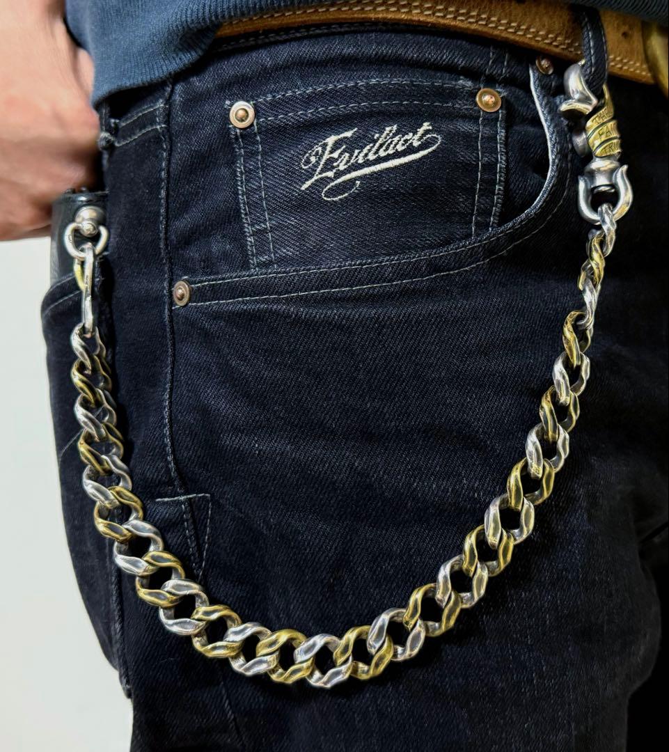 クライミー crimie ウォレットチェーン SILVER BRASS シルバー