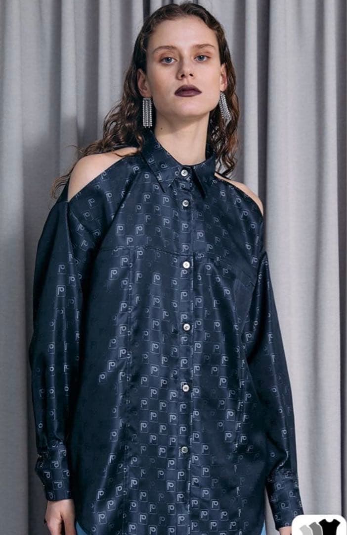 美品⭐️prank project ロゴジャガードシャツ