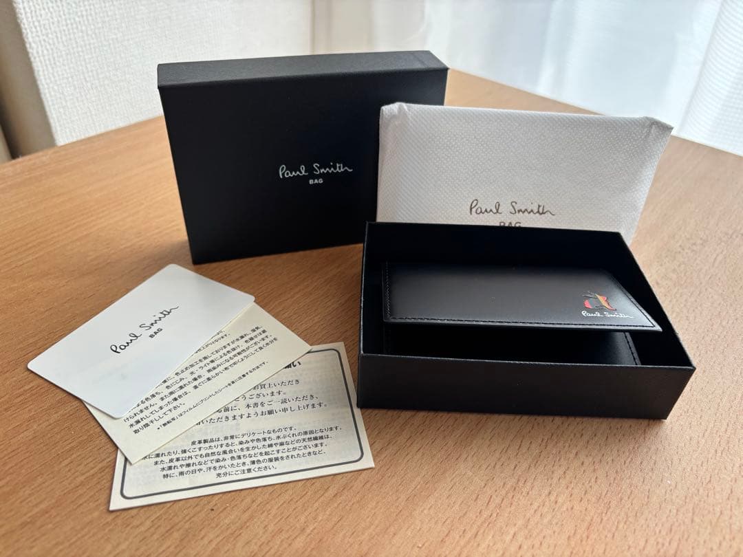 PaulSmith ポールスミス 名刺入れ ストライプ ラビット