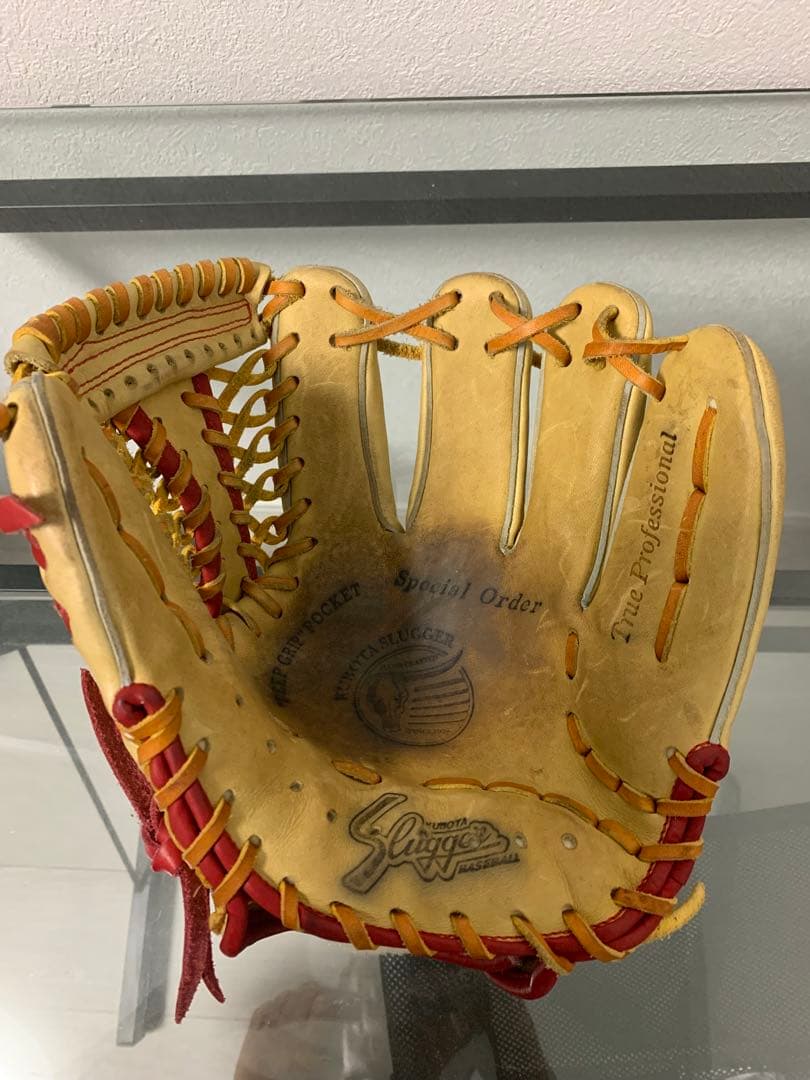 グローブ、久保田スラッガー、M00、鳥谷敬、限定モデル、型付け済み、軟式