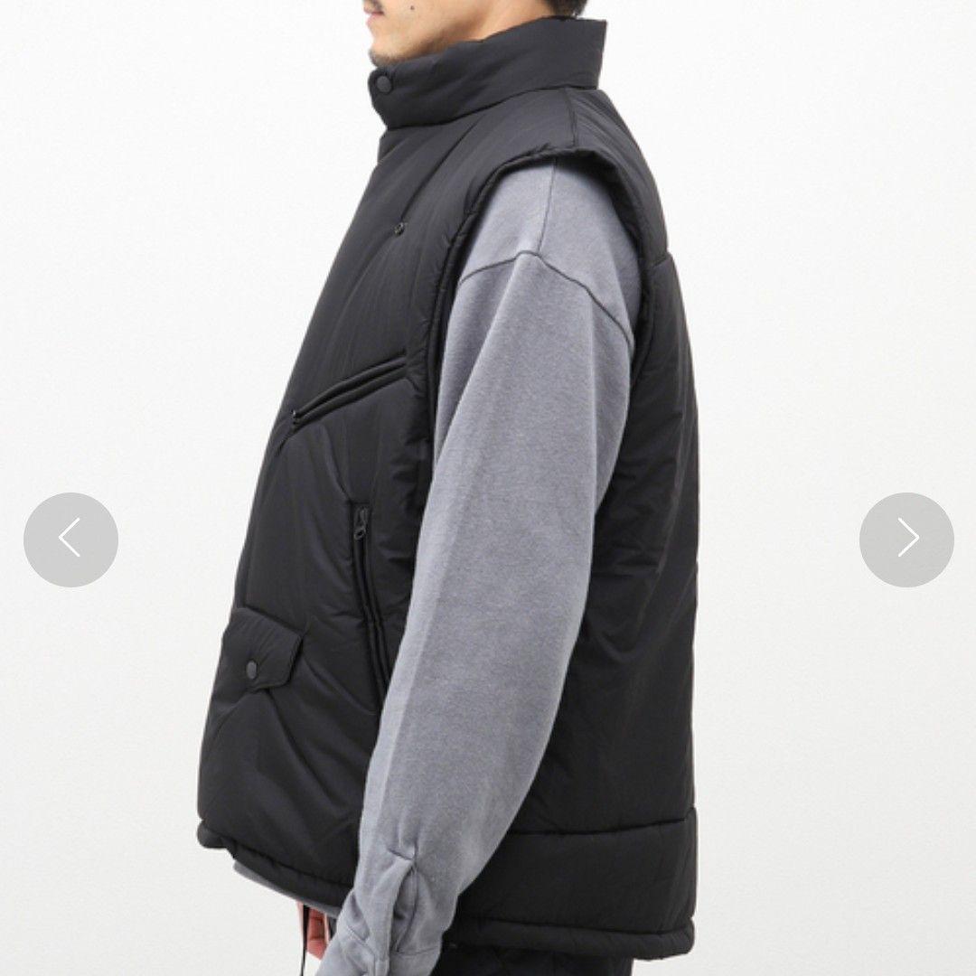 【クリーニング済/美品】マウンテンリサーチ　ダウンベスト　メンズL　黒