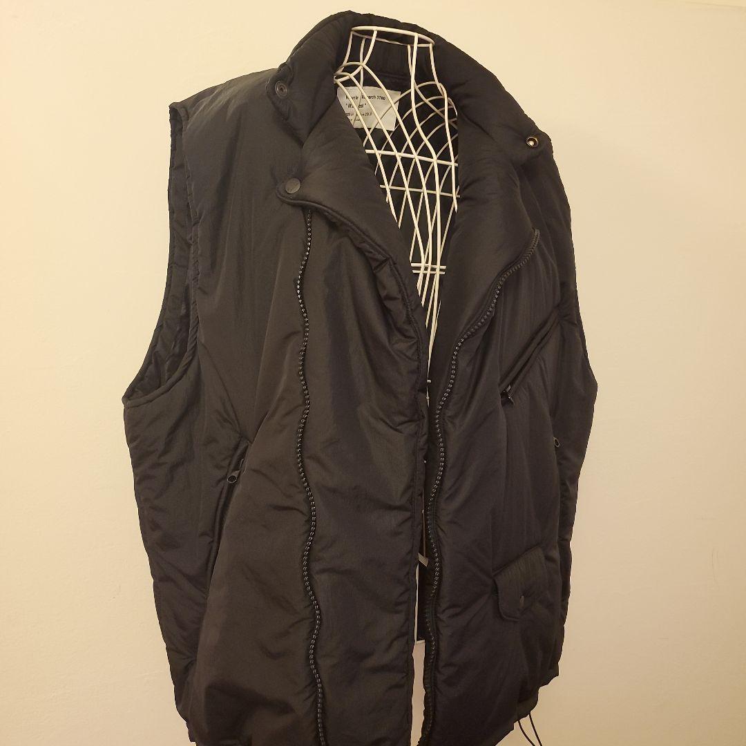 【クリーニング済/美品】マウンテンリサーチ　ダウンベスト　メンズL　黒