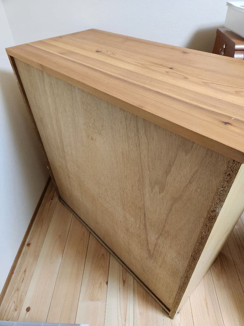 無印良品　パイン材 4段　チェスト