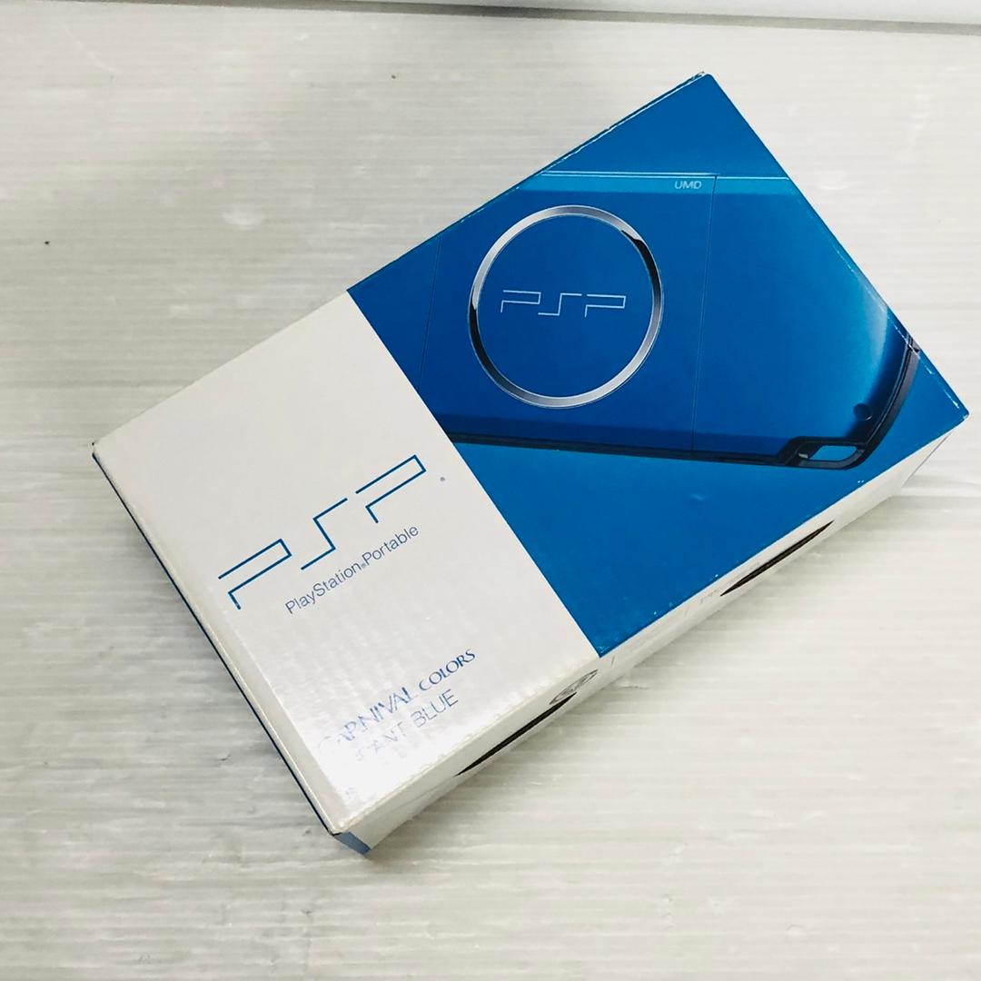 ★未使用品★極美品PlayStationバイブラントブルーPSP3000PB★訳