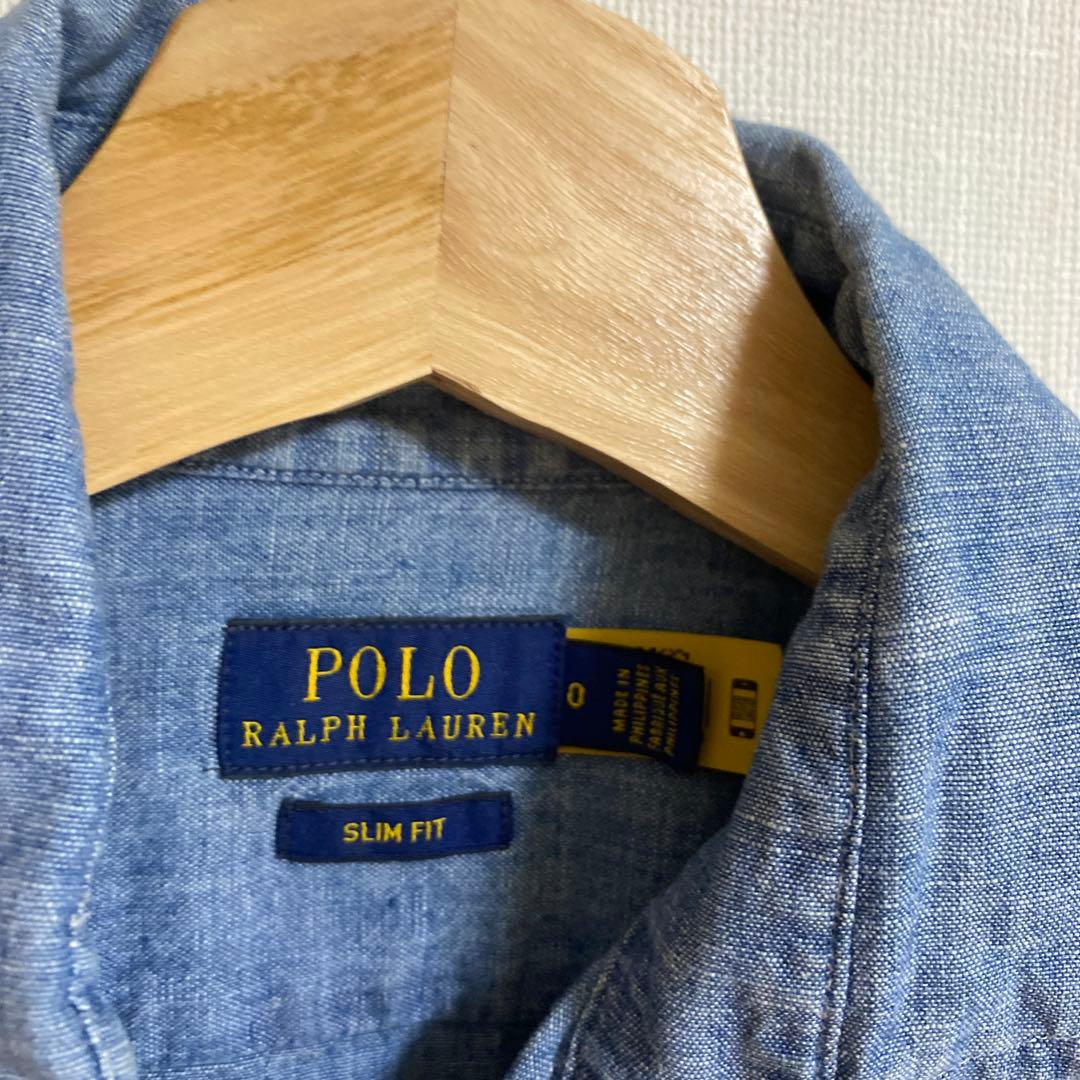 POLO RALPH LAUREN ポロ　スリムフィット　ダンガリーシャツ