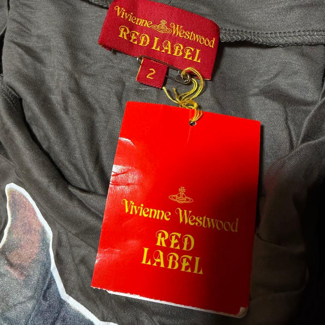 未使用★Vivienne Westwood 眼帯猫 オーブ半袖 変形 チュニック