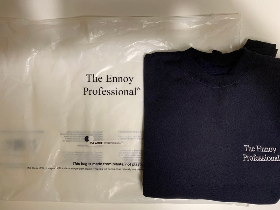 Ennoy Professional crew sweat set up 上のみ