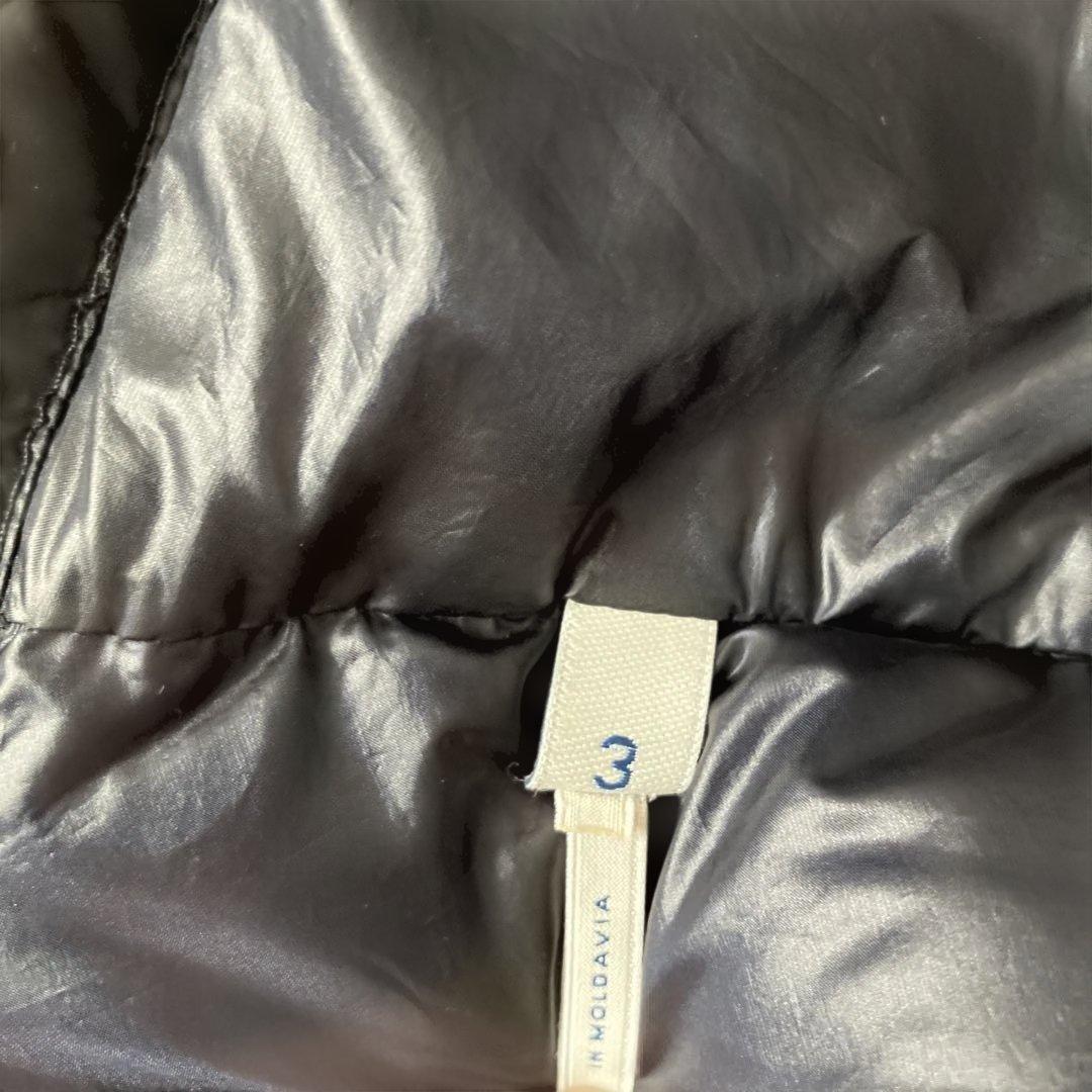 MONCLER ネイビー ダウンベスト LONGUE SAISON