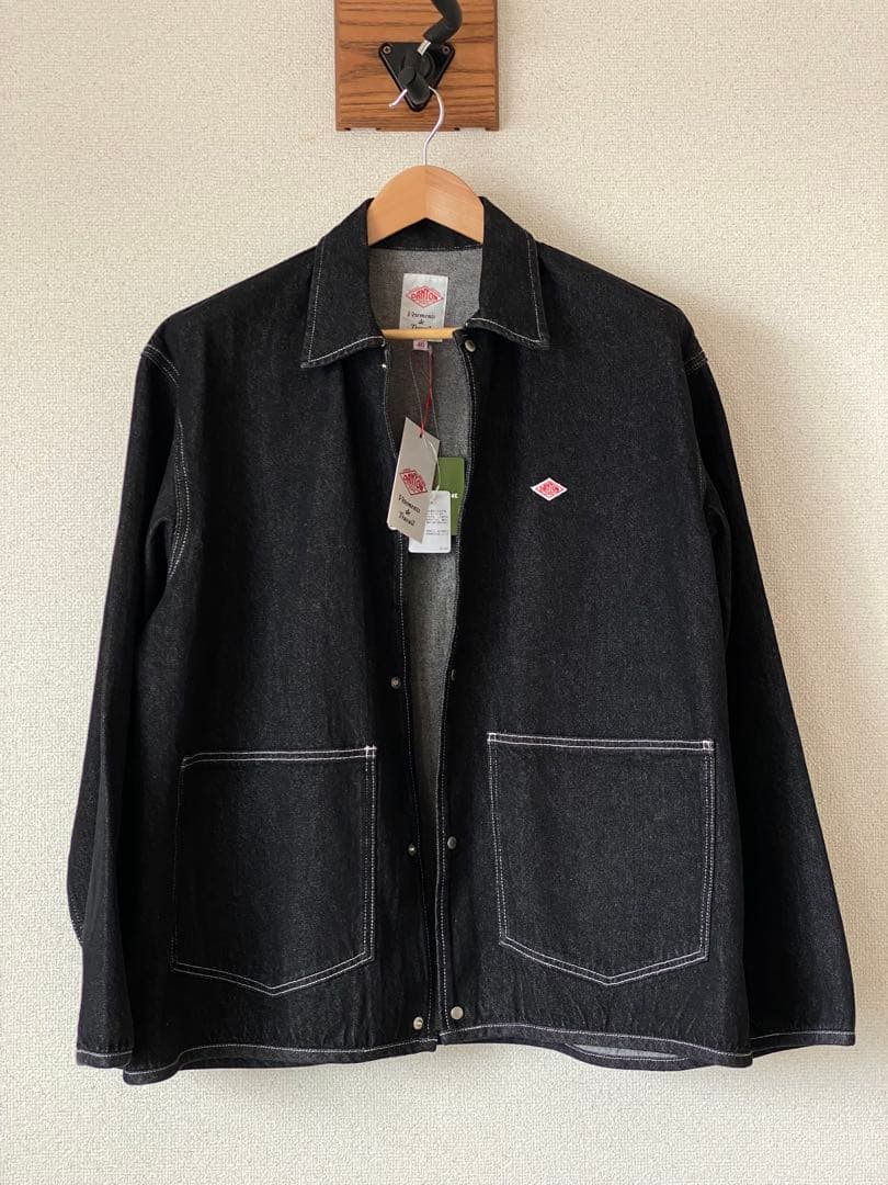 セール❗️新品DANTON カバーオール デニムジャケット メンズ40M