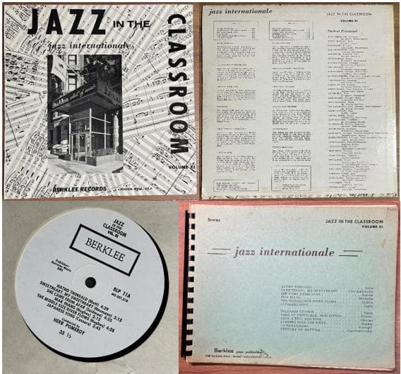 BERKLEE バークリー音楽院 ジャズインザクラスルームLP11枚　全スコア付