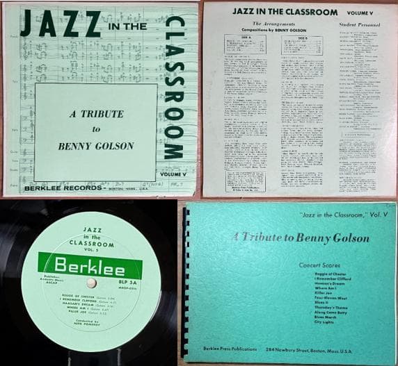 BERKLEE バークリー音楽院 ジャズインザクラスルームLP11枚　全スコア付