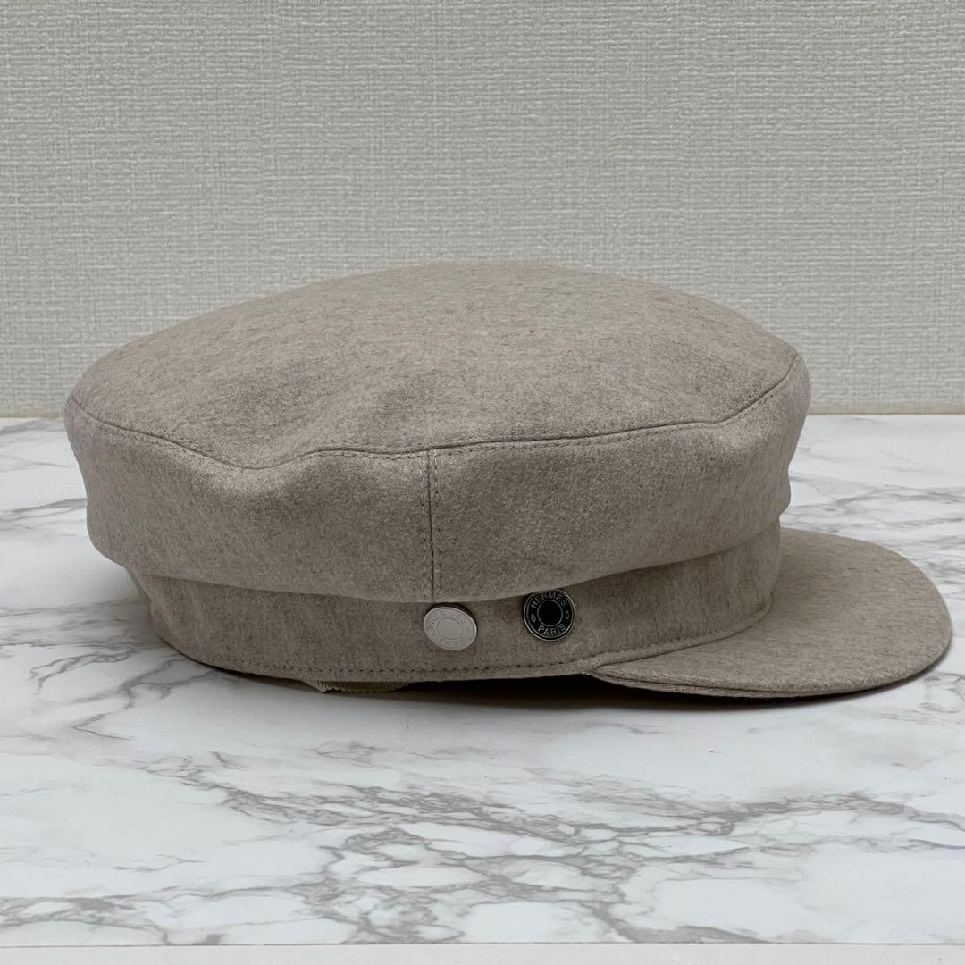 エルメス セリエ キャスケット 帽子 ベージュ HERMES