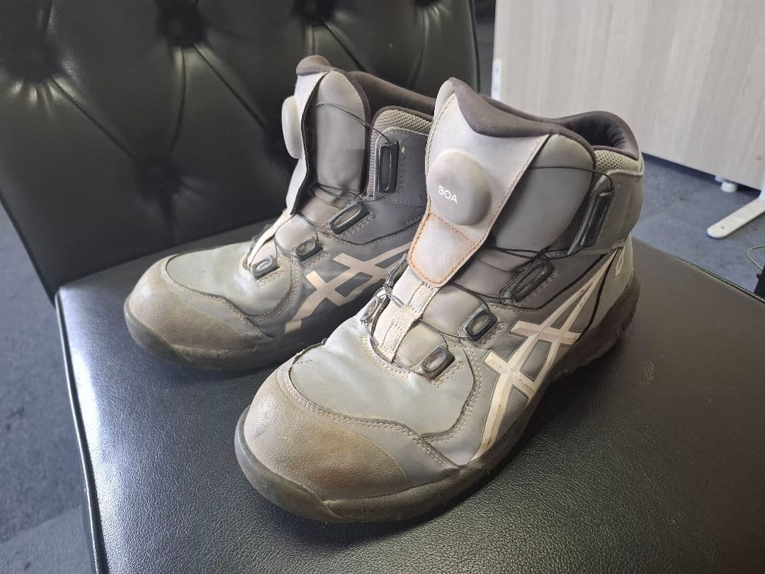 ASICS BOAシステム安全靴 グレー