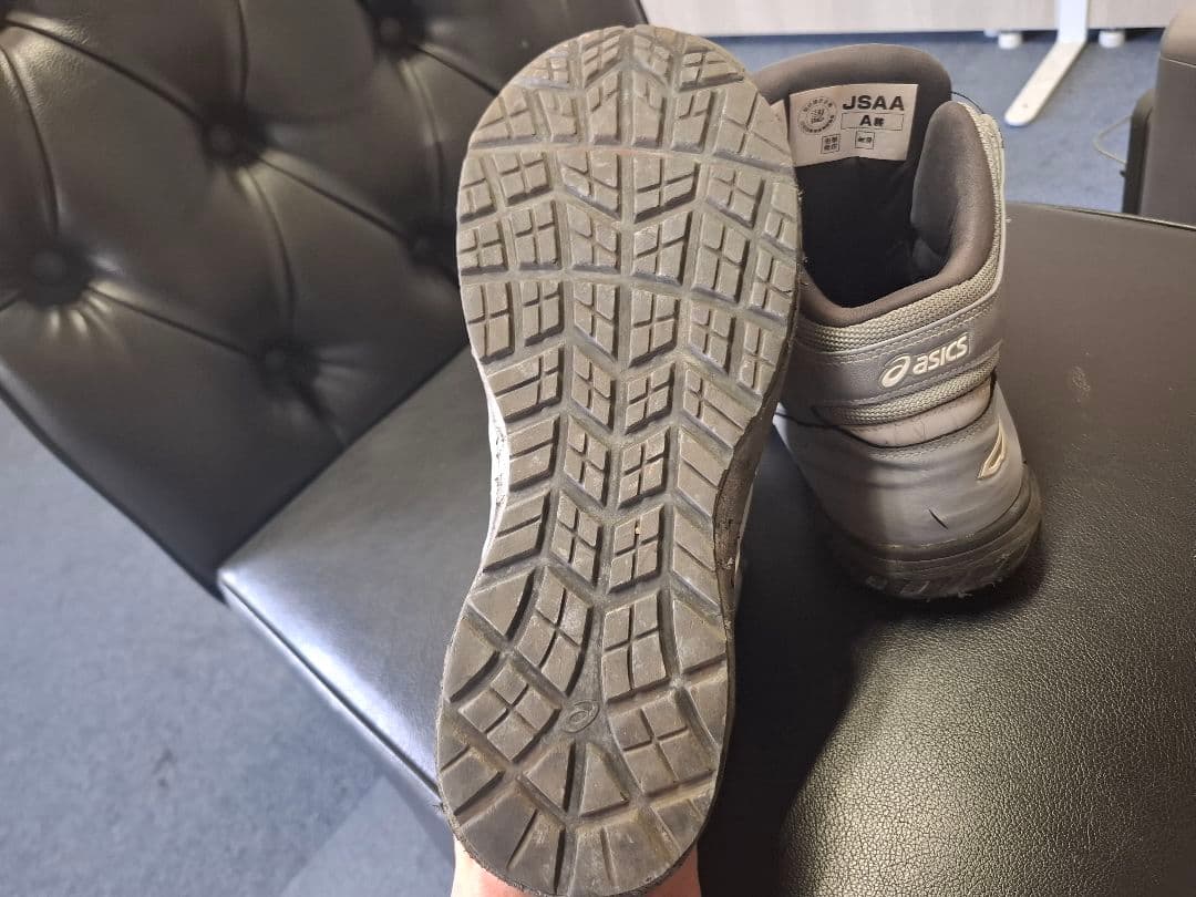 ASICS BOAシステム安全靴 グレー