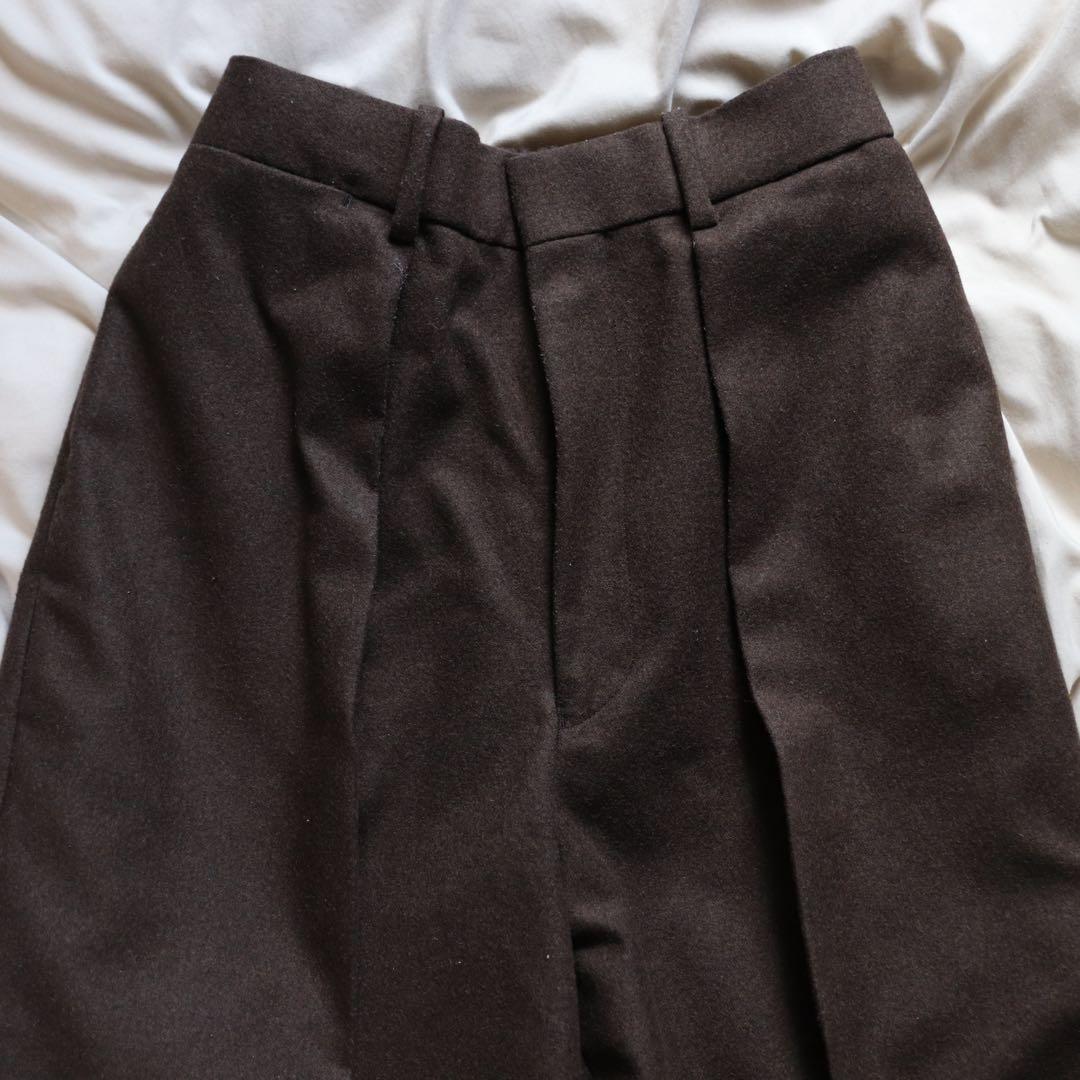 パンツ MARKAWARE CLASSIC FIT TROUSERS FLANNEL