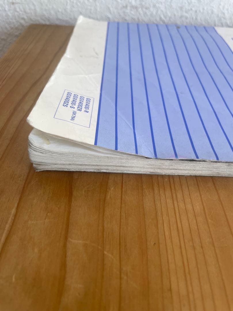 ⭐︎SUZUKI GSX400インパルス⭐︎ サービスマニュアル