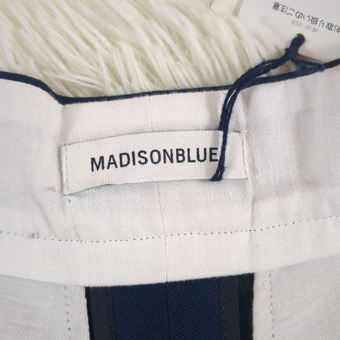 タグ付き★MADISON　BLUE　マディソンブルー　フレアショートパンツ　紺