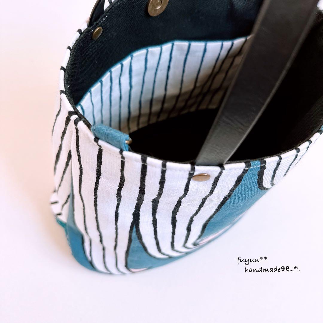 ハンドメイドꕤ︎︎ベルバッグ ミナペルホネン swing sky flower