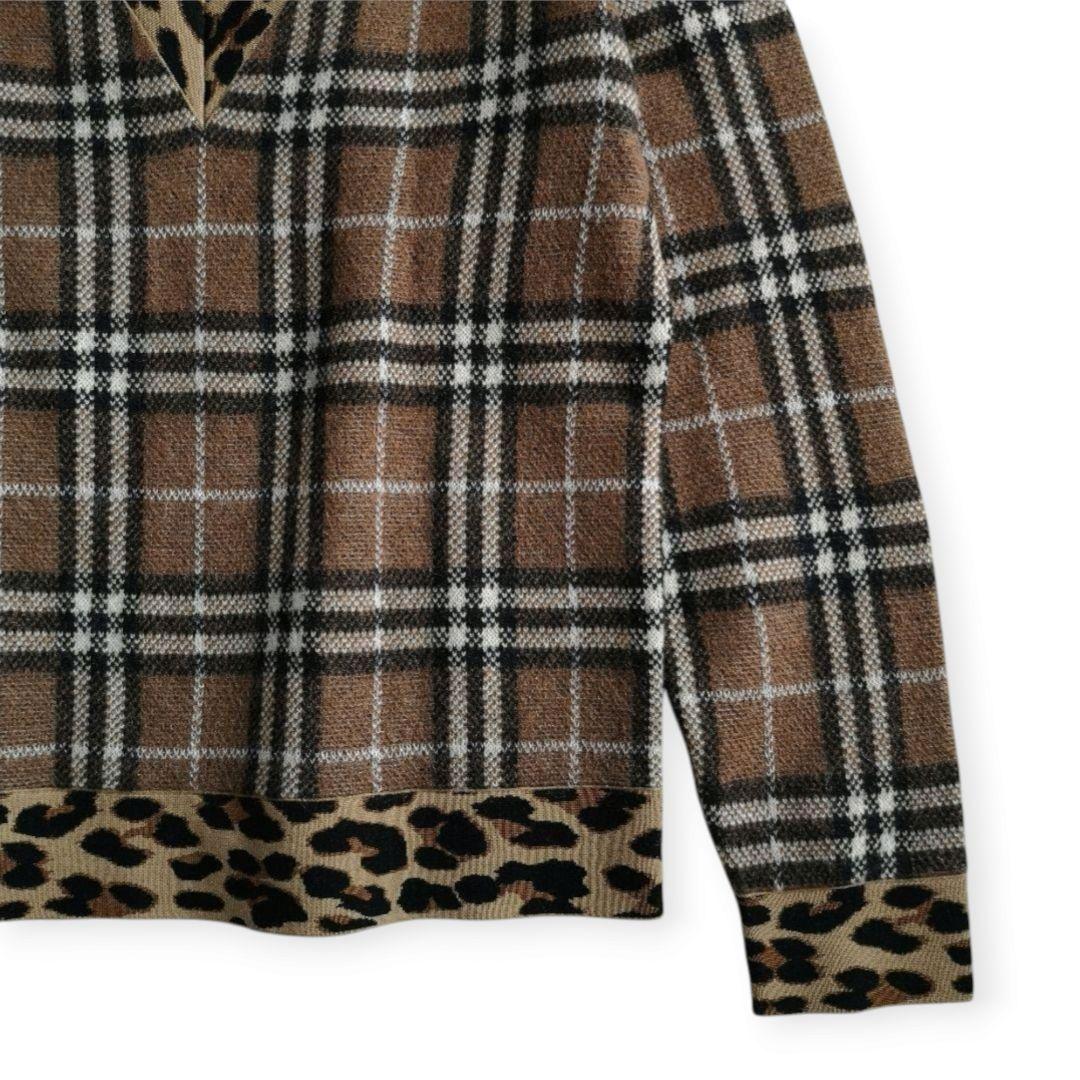 美品 BURBERRY カシミヤ モヘヤ ニット Ｓ