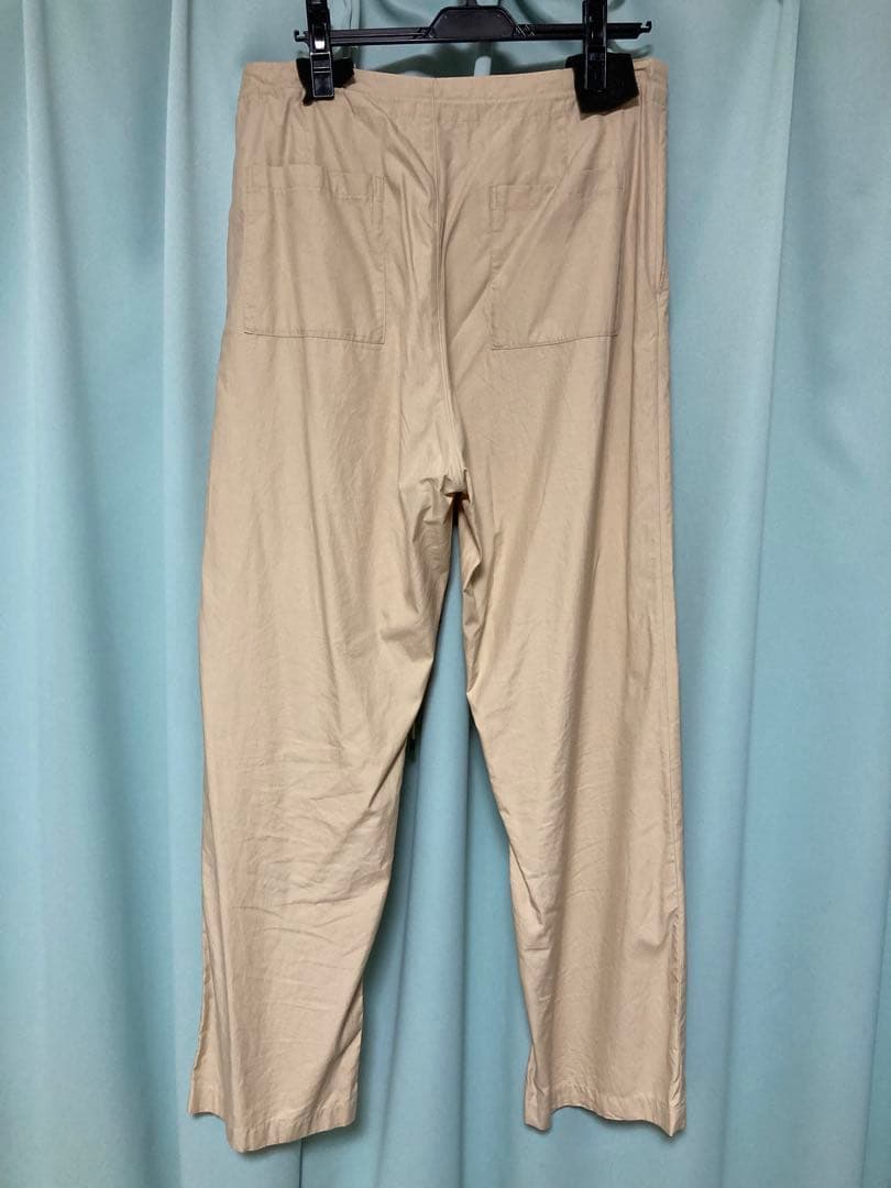 タグ付き Size4 WASHED FINX TWILL EASY WIDE