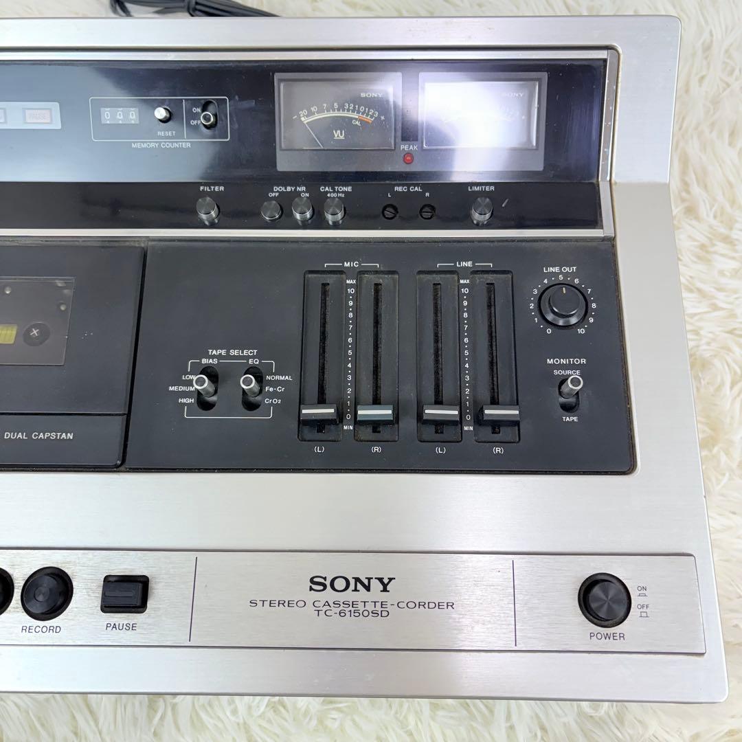SONY カセットデッキ TC-6150SD オーディオ機器 ソニー 現状販売