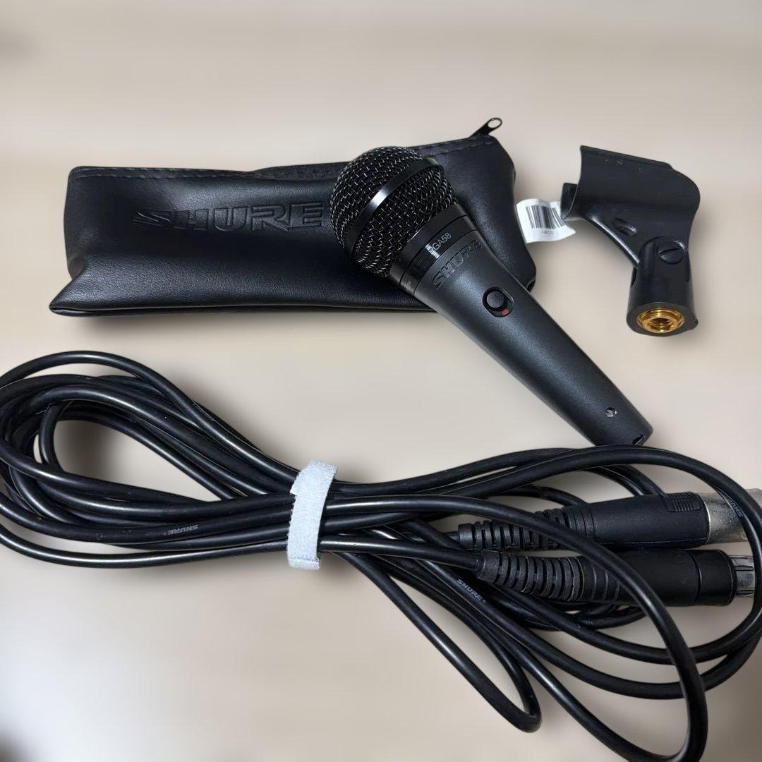 SHURE ダイナミックマイク キャリングケース付き