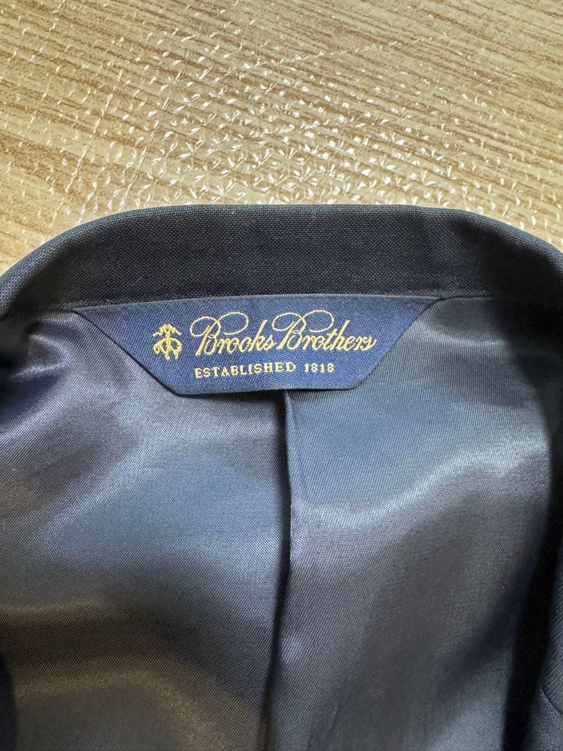 美品 ブルックスブラザーズ 金ボタン 紺ブレザー 紺ブレ 40REG