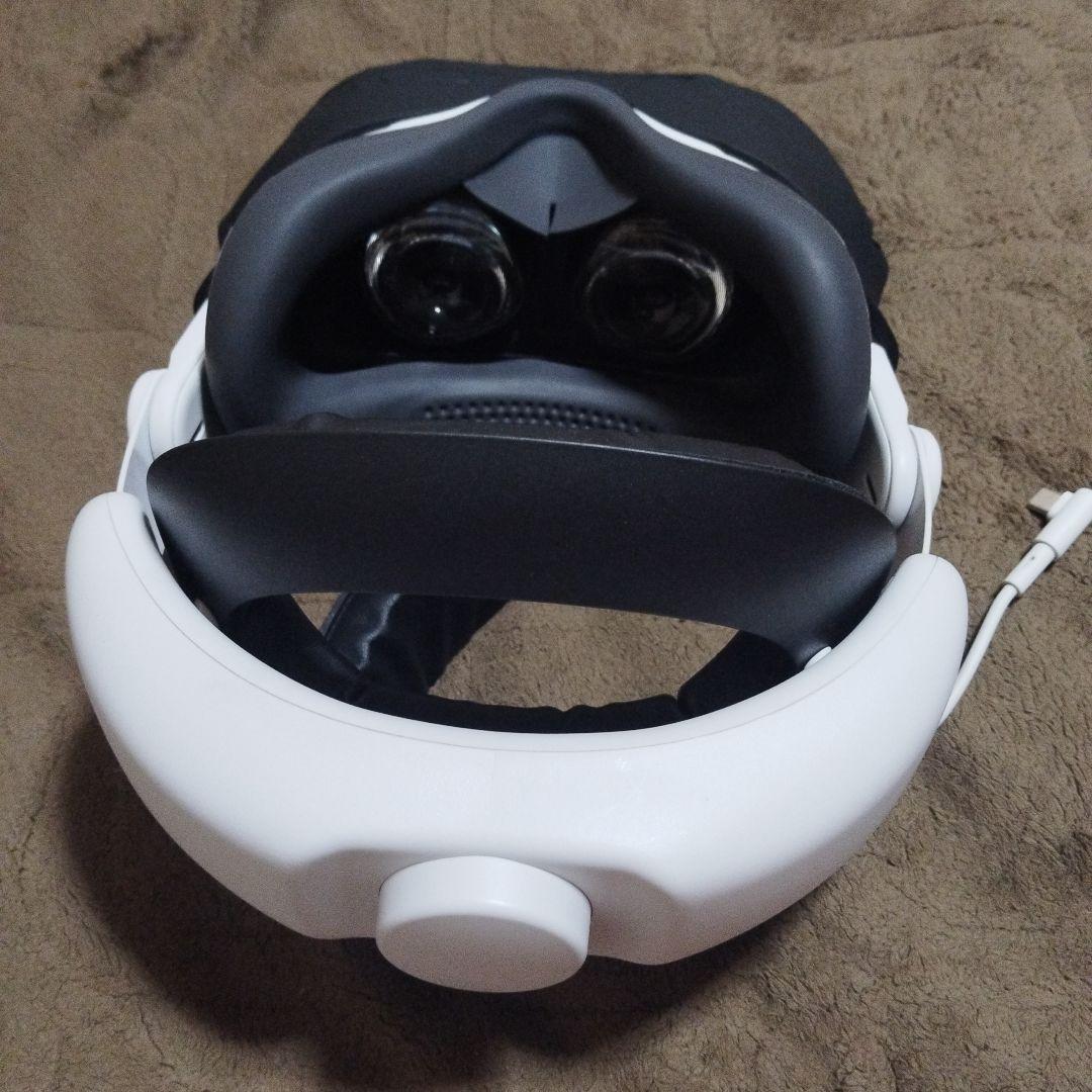 中古美品メタクエスト2 256GB キウイデザインバッテリー付きヘッドストラップ