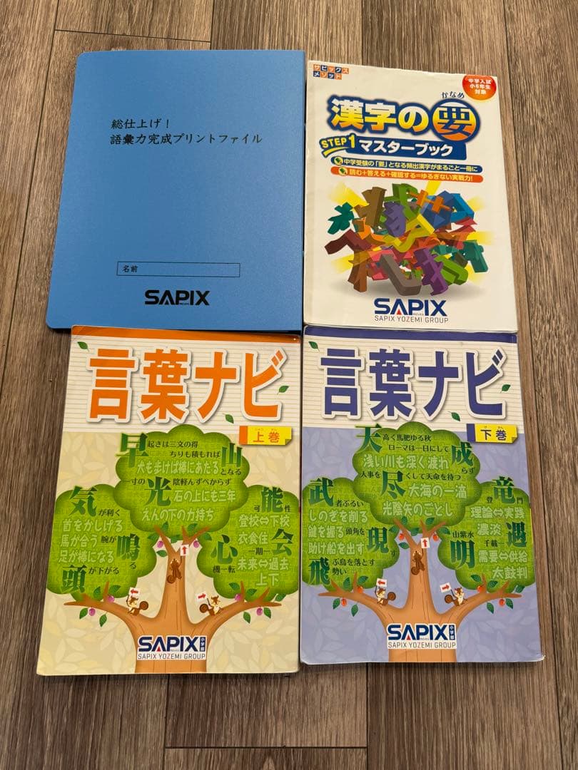 最新2025年版　6年生Sapix国語教材