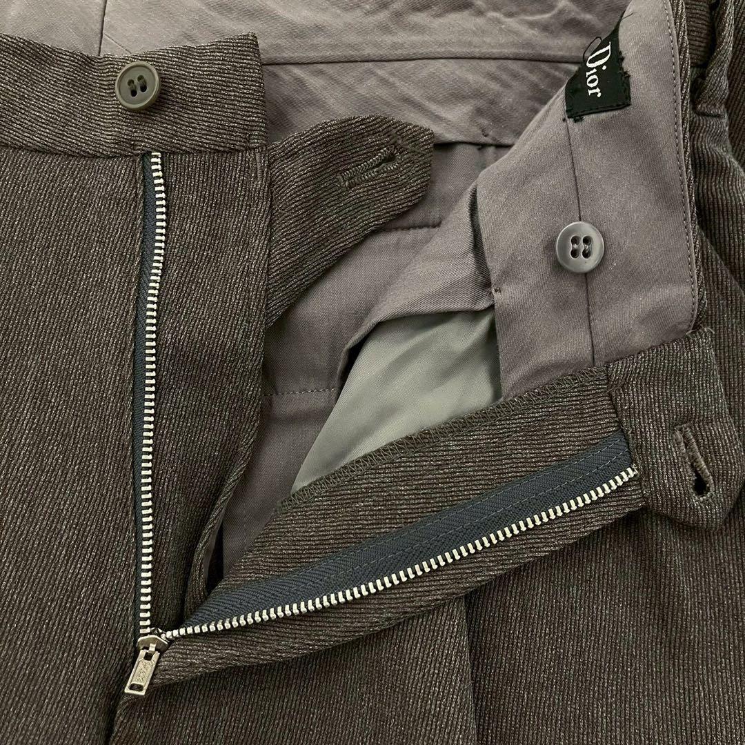 90s Christian DIOR 2タックウールスラックス 名作 HOMME