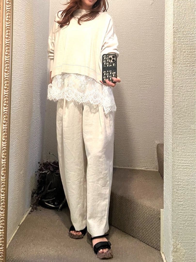 バビロン　大人気ヘムレースキャミソール　未使用