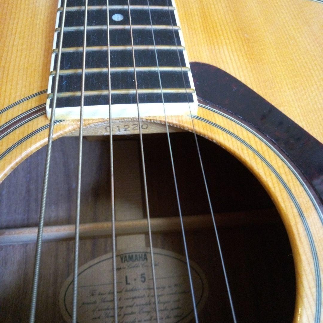 YAMAHA ギター L-5 後期 ハードケース付,ヤマハカポタストCP-100
